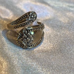 Sterling Silver- Vintage Spoon Ring